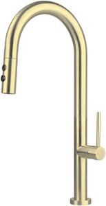 Deante Olfato rubinetto da cucina verticale oro/oro antico BQO_R72M