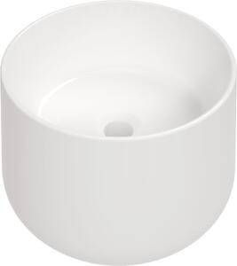 Deante Arnika lavabo 37.5x37.5 cm rotonda da appoggio bianco CGN_6U32