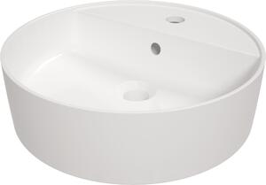 Deante Round lavabo 42x42 cm rotonda da appoggio bianco CGR_6U4B