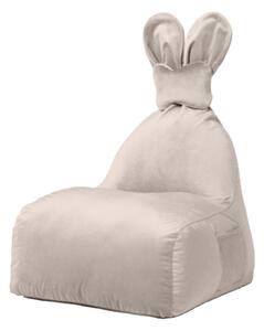 Pouf a sacco per bambini beige Funny Bunny – The Brooklyn Kids