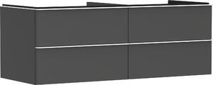 Hansgrohe Xelu Q Meuble sous-lavabo, 1360x550, 4 tiroirs, pour vasques à poser, sans découpe de siphon, 54087700, 54087700