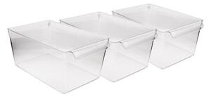 Organizer da frigo in plastica 3 pezzi - Hermia