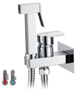 Rubinetto per bidet - Ottone - Acqua calda e fredda - Cromato