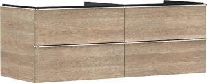 Hansgrohe Xelu Q Meuble sous-lavabo, 1360x550, 4 tiroirs, pour vasques à poser, sans découpe de siphon, 54088000, 54088000