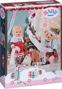 Calendario dell'Avvento BABY born 43cm, Set di vestiti per bambole, 3 anni/anni