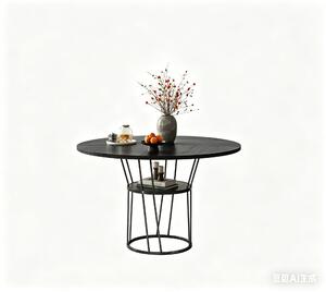 Tavolo da pranzo, tavolo da cucina, set da pranzo, colore nero