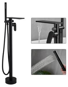 Rubinetto per vasca da bagno - Rubinetto per vasca da bagno con piedistallo - Ottone - Rotazione a 360 gradi