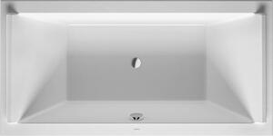 Duravit Starck Baignoires rectangulaires, à encastrer, écoulement central, 2 pentes de dos, 1800x900mm, blanc, 700339000000000, 700339000000000