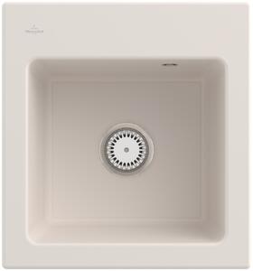 Lavello Villeroy&Boch, lavello Subway 45 XS Crema 475x510mm, larghezza base 45cm