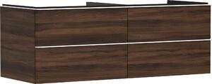 Hansgrohe Xelu Q Meuble sous-lavabo, 1360x550, 4 tiroirs, pour vasques à poser, sans découpe de siphon, 54089700, 54089700