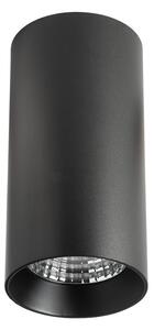 DOTLUX Luce LED SLIMvario Ø80x160mm 18W 3000K soffitto nero spot rotondo