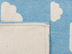 Tappeto da tappetino Nuvola Blu 60 x 90 cm passatoia a pelo corto per la sala giochi dei bambini Beliani