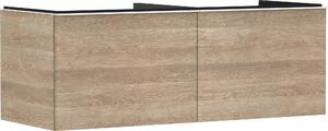 Hansgrohe Xelu Q Meuble sous-lavabo, 1360x550, 2 tiroirs, pour console avec vasque à poser, poli, 54068700, 54068700