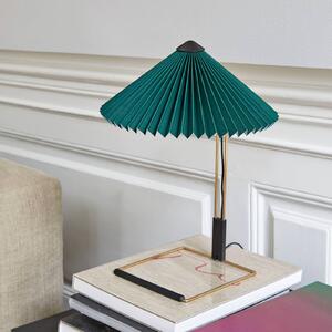 HAY Matin 300 Lampada da tavolo LED plissettata, verde