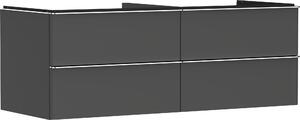Hansgrohe Xelu Q Meuble sous-lavabo, 1360x550, 4 tiroirs, pour vasques à poser, sans découpe de siphon, 54087000, 54087000