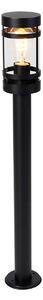 Lampada da esterno smart nera 80 cm IP44 incl. Wifi ST64 - Gleam
