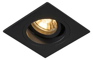 Faretto da incasso smart nero quadrato con Wifi GU10 - Chuck