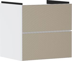 Hansgrohe Xevolos E Armoire sous lavabo, 2 tiroirs, SoftClose, 580x475x555mm, pour lavabo, 54175390, 54175390