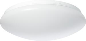 Plafoniera bianca rotonda IP44 1xE27 33cm con sensore Rilevatore di movimento