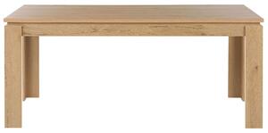 Tavolo da pranzo in legno chiaro MDF 180 x 90 cm moderno 6 persone minimalista scandinavo Beliani