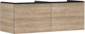 Hansgrohe Xelu Q Meuble sous-lavabo, 1360x550, 2 tiroirs, pour console avec vasque à poser, poli, 54068670, 54068670