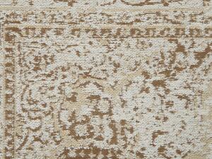 Tappeto tappetino beige 160 x 230 cm Orientale Soggiorno Camera da Letto Beliani