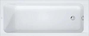 Duravit D-Code baignoire, 1700x700mm, rectangulaire, version encastrable, 155 litres, 1 inclinaison du dossier, blanc ultra-brillant, 700670000000000, 700670000000000