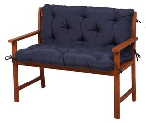 Set di 2 cuscini per panca da giardino blu scuro 50x100 cm Selby - Sun Garden