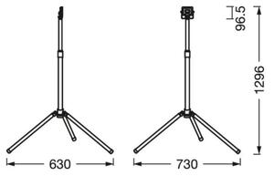 Ledvance - Riflettore LED con supporto WORKLIGHT TRIPOD LED/10W/230V IP65
