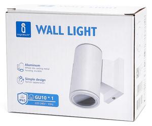 Aigostar - Applique da esterno 1xGU10/230V bianco IP65 arrotondato
