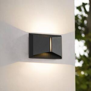 Applique da esterni a LED Anlira Lindby, Nero, Metallo, Moderno, Applique LED da esterni