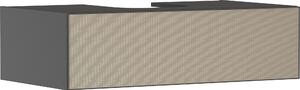 Hansgrohe Xevolos E meuble sous lavabo, 1 tiroir, 1 découpe au centre, 980x550x275mm, pour console avec vasque à poser, 54315390, 54315390