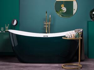 Rubinetto per vasca da bagno Rubinetto per vasca freestanding in ottone dorato con doccetta Design moderno Beliani