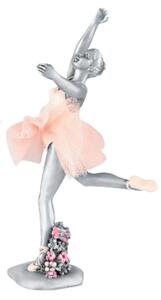 Ballerina con tutù rosa (6x6x13 cm.)