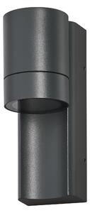 LEDVANCE ENDURA CLASSIC ISIDOR W lampada da esterno, applique, attacco GU10, grigio scuro, alluminio, installazione rapida e semplice, diffusore smerigliato, classe di protezione IP65, uso esterno