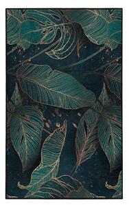 Tappeto color petrolio lavabile 120x180 cm Midnight Jungle – Mila Home