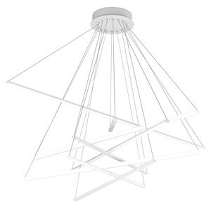 Sospensione Moderna Dna Alluminio Bianco Led 50W