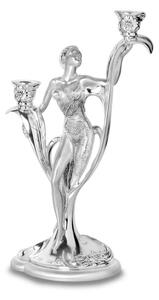Candeliere Donna due fiamme destro h.40cm
