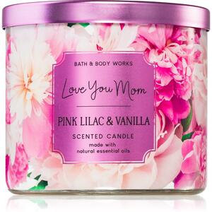 Bath & Body Works Pink Llilac & Vanilla candela profumata 411 g