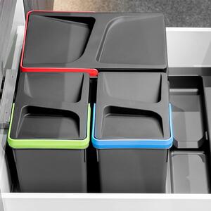 Base recycle per contenitori per cassetti da cucina (l.56 p.52,5 h.6,5) 1 un