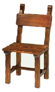 Sedia rusticona smussata seduta legno - LM-310