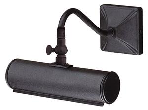 Applique Classica Picture Light Acciaio Nero 1 Luce E14