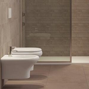 Vaso WC Sospeso Rak Compact Rimless In Ceramica Attacco 230 con