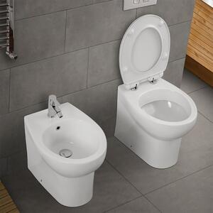 Ideal Standard Strada II - WC sospeso con sedile ultrapiatto SoftClose,  Aquablade, bianco T359601