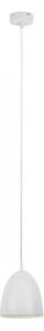 Searchlight 27015 - Lampadario a sospensione con filo METAL 1xE27/60W/230V diametro 28 cm bianco