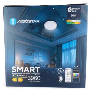 Aigostar - Plafoniera LED RGBW dimmerabile 36W 230V con telecomando