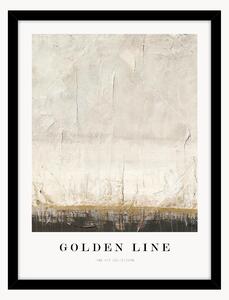 Stampa digitale incorniciata Golden Line