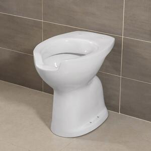 Copriwater per wc disabili con apertura frontale in legno mdf bianco