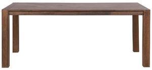 Tavolo da pranzo in legno massello scuro 180 x 85 cm tradizionale rustico Beliani