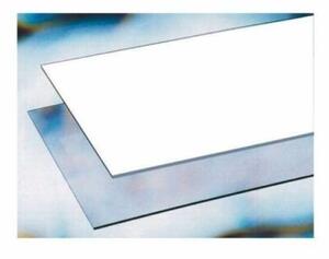Vetro sintetico bianco opaco lastra cm 50 x125